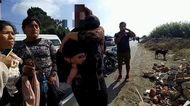 Tragedia: niño de tres años muere en brazos de su madre cuando caminaban de Lima a Huaraz
