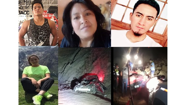 Cerro sepulta camioneta en Sihuas y mueren 3 trabajadores de Huayllabamba y dos mujeres