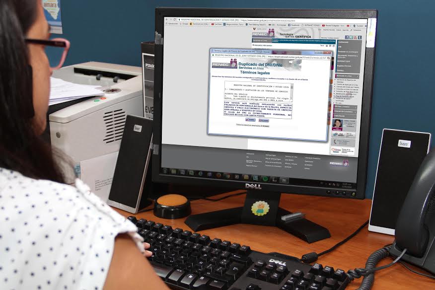 Reniec nos recuerda cómo hacer los trámites de documentos en línea