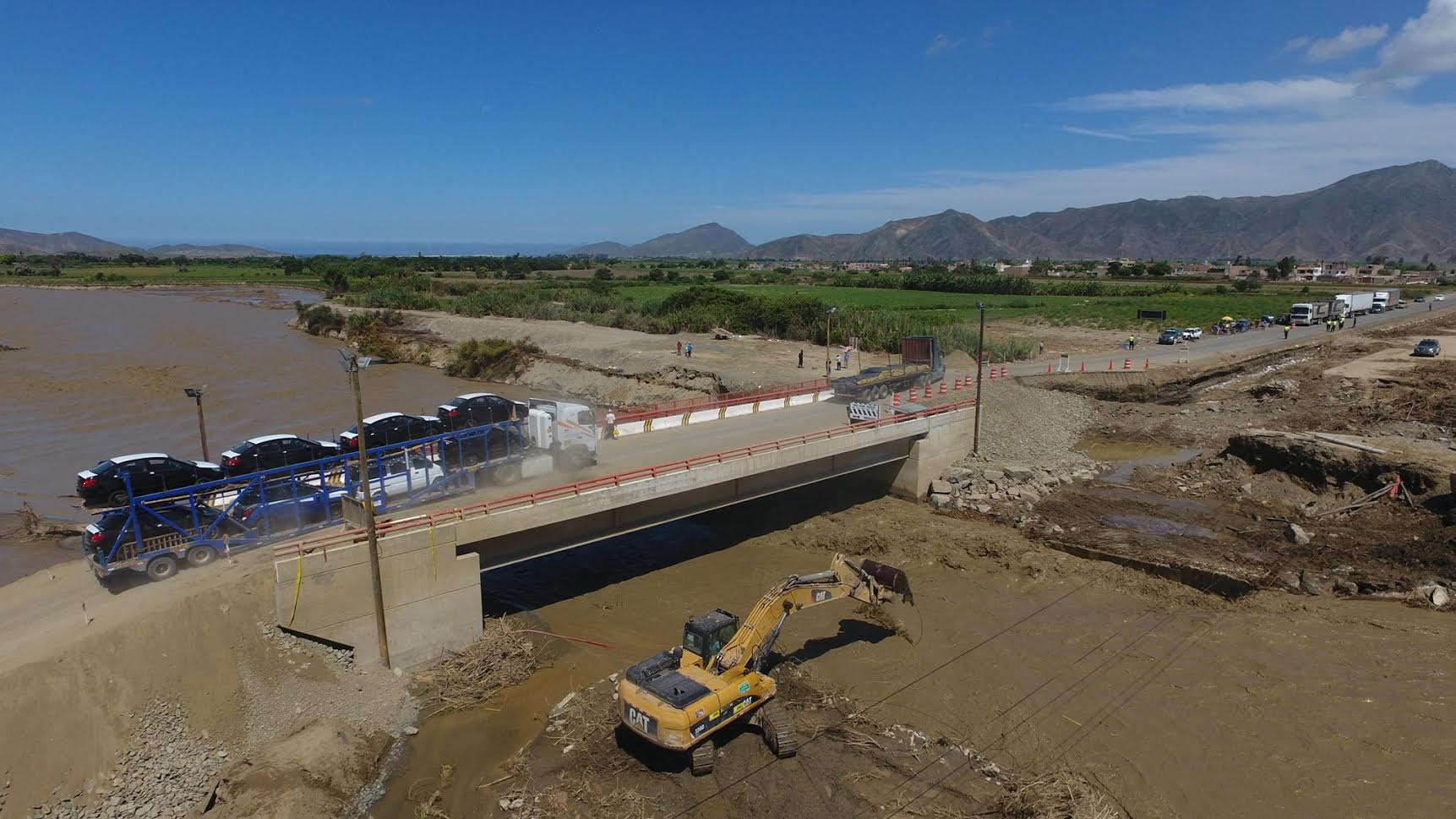 Se recupera transitabilidad entre Chimbote y Lima