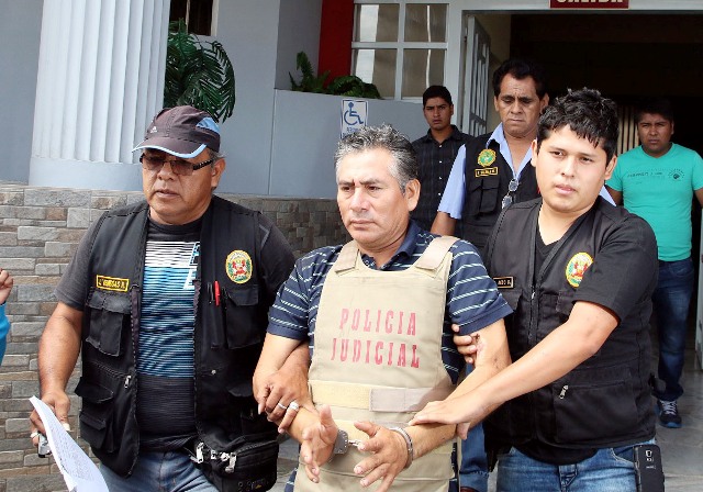Evaristo Chauca fue trasladado a Lima bajo estrictas medidas de seguridad