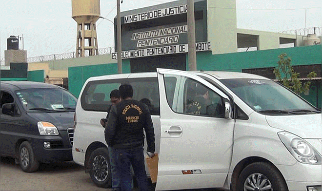 Presunto integrante de “Los Traficantes de Cuello y Corbata” fue trasladado del penal de Cochamarca a Chimbote