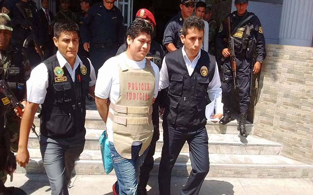 Espectacular despliegue policial para traslado de cabecilla de “Los Sanguinarios de Coishco” al penal