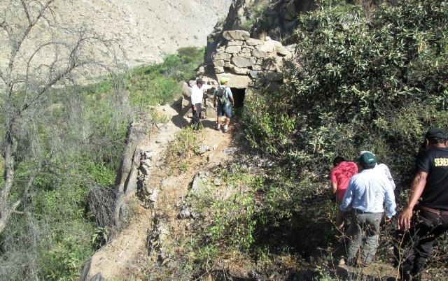Hallan tumba pre inca de piedras labradas en zona de Moro