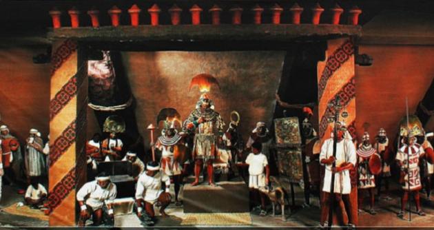 Se inició montaje de réplica de Tumbas del Señor de Sipán en Feria de San Pedrito