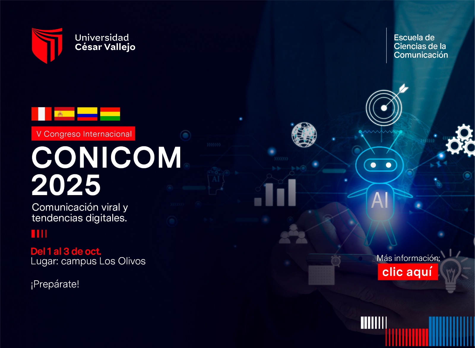 La UCV será sede del V Congreso Internacional de Comunicación