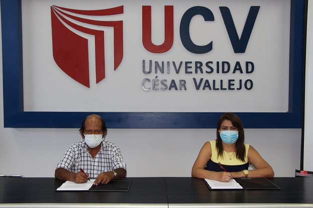 UCV Chimbote firma convenio con Sindicato de Trabajadores de la planta de Siderperu
