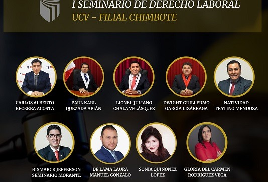 UCV Chimbote organiza I Seminario de Derecho Laboral 