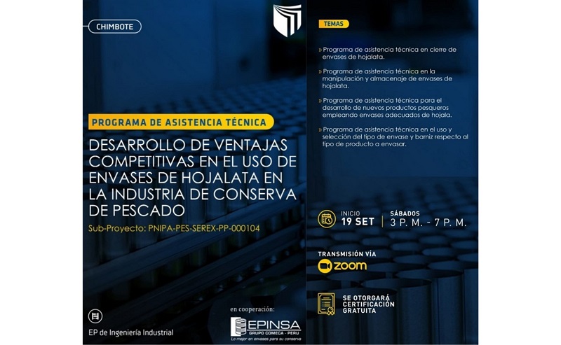 UCV Chimbote reinicia proyectos pesqueros en convenio con el PNIPA