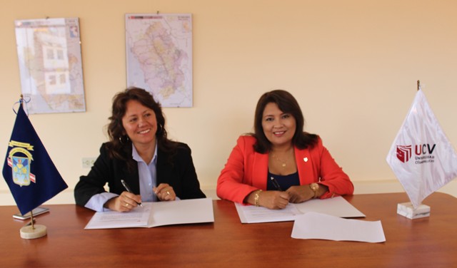 UCV Chimbote firmó convenio con Cámara de Comercio de Huaraz