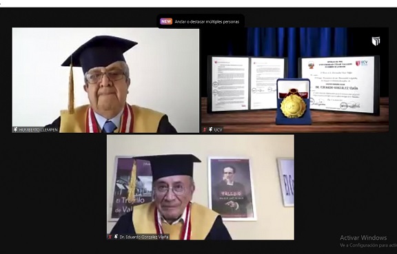 Autor peruano, Eduardo González Viaña, recibió grado “honoris causa” de la UCV por su trayectoria