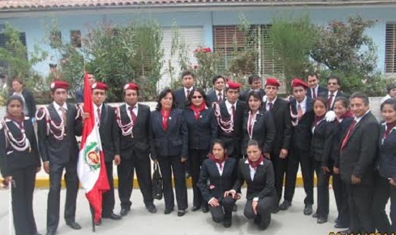  Uladech Católica ocupó el  primer puesto en desfile cívico en Huaraz