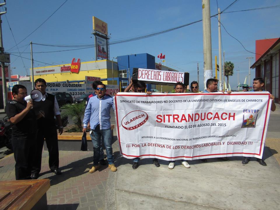 Chimbote: trabajadores sindicalizados denuncian cambio de horarios y Uladech responde