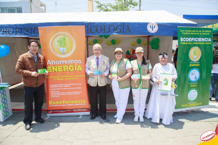 Uladech Católica participó en V Feria Distrital Ecoeficiencia 2018