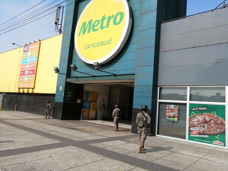 Un trabajador de Wong y otro de Metro dieron positivo al coronavirus