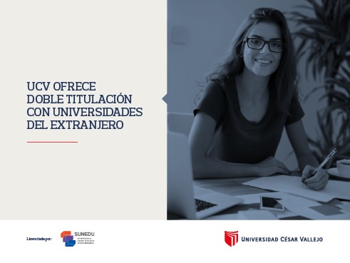 UCV ofrece doble titulación con universidades del extranjero