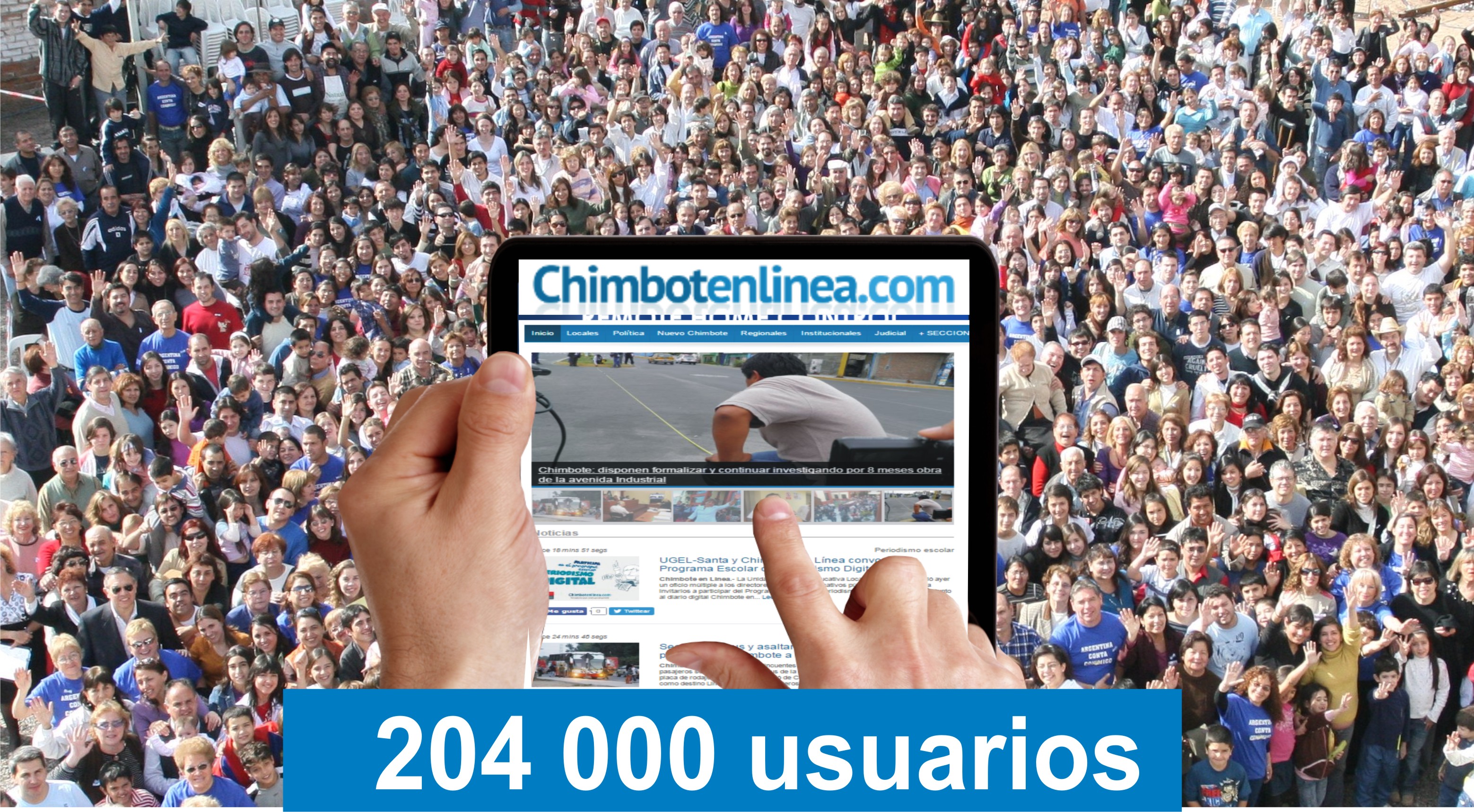 Chimbote en Línea superó los 204 000 usuarios