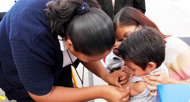 Campaña de inmunización contra la influenza este domingo en el sur