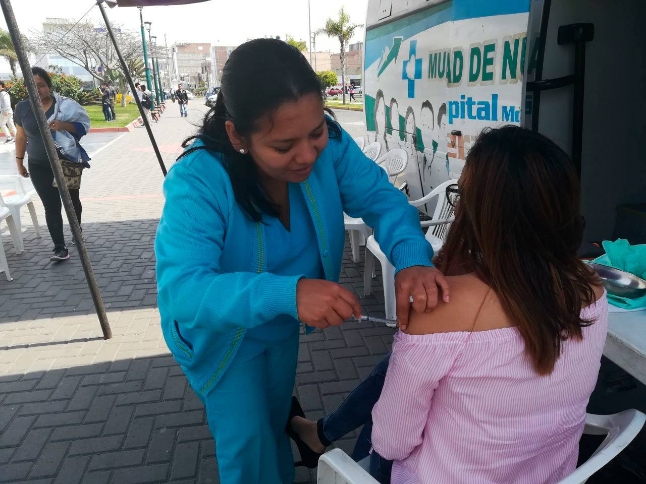 Comuna de Nuevo Chimbote inicia campaña de vacunación gratuita contra virus de la influenza
