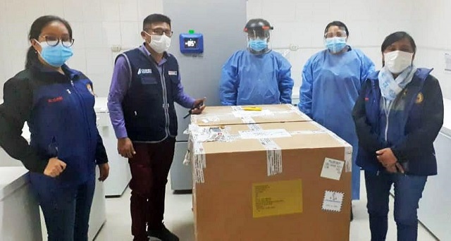 Llega a Áncash nuevo lote de 52,650 dosis de Pfizer para continuar inmunizando a mayores de 70 años