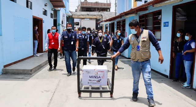 Red Norte recibe lote de 879 vacunas para segunda etapa de inmunización a personal de Salud