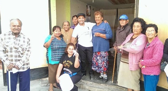 Bellamar, Luis Felipe de las Casas, Las Flores recibieron a candidato Valentín Fernández