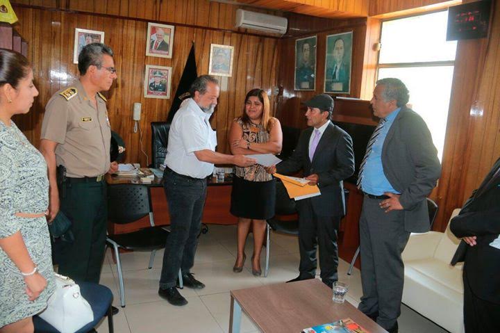 Valentín Fernández pidió a viceministro crear División de Tránsito y continuidad de escuela de suboficiales