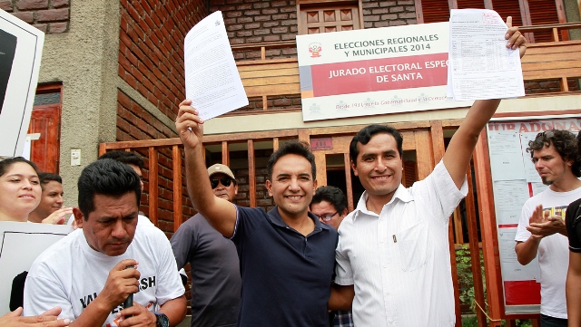 Vale Áncash inscribió ante JNE a su candidato a la alcaldía provincial del Santa