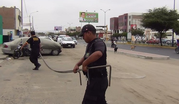  Recuperan varillas de fierro robadas de obra del colegio “Argentino”