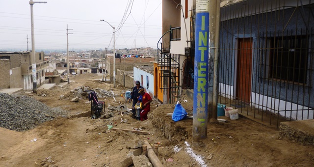  Irregularidades en construcción de veredas de la “Esperanza Alta”