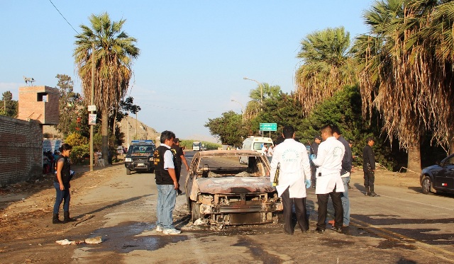 Samanco: sicarios habrían escapado entre los cañaverales y fugado en automóvil negro