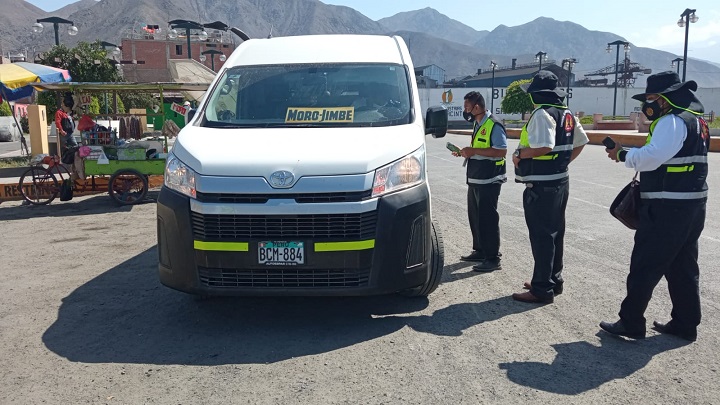 Más de 50 vehículos intervenidos durante operativo de control en Nepeña y San Jacinto