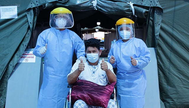 Obrero de construcción superó el coronavirus y retorno a su hogar en Nuevo Chimbote