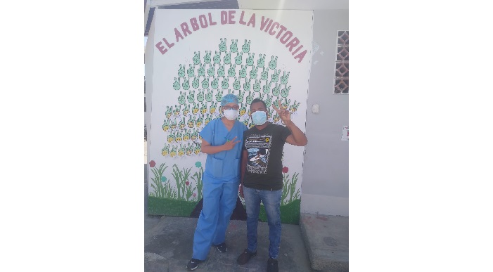 Cuatro pacientes de Covid 19 fueron dados de alta en Hospital La Caleta de Chimbote