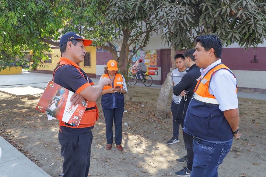 Chimbote: Indeci Áncash y municipalidad identifican puntos para instalar equipos de alerta temprana de sismo