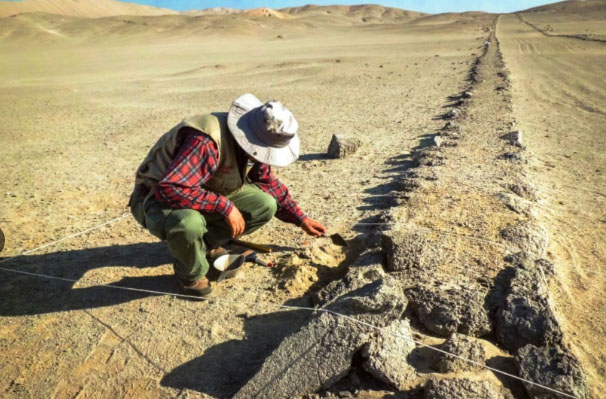 Hallaron vestigios prehispánicos en tramo de la costa de Camino Inca en Áncash