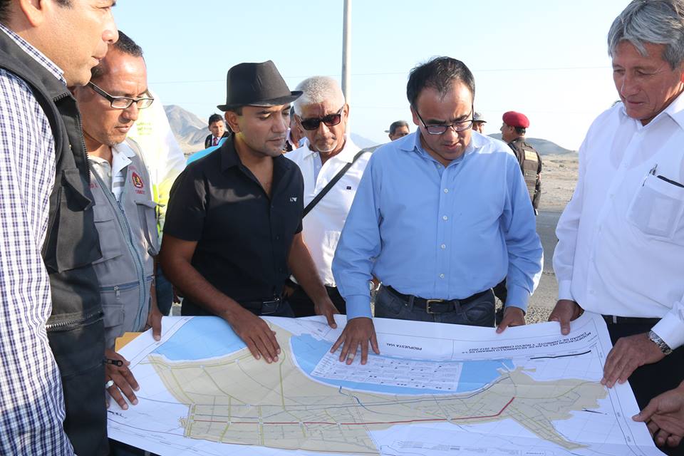 Ministro de Transporte llegó a Chimbote para verificar futura Vía de Evitamiento