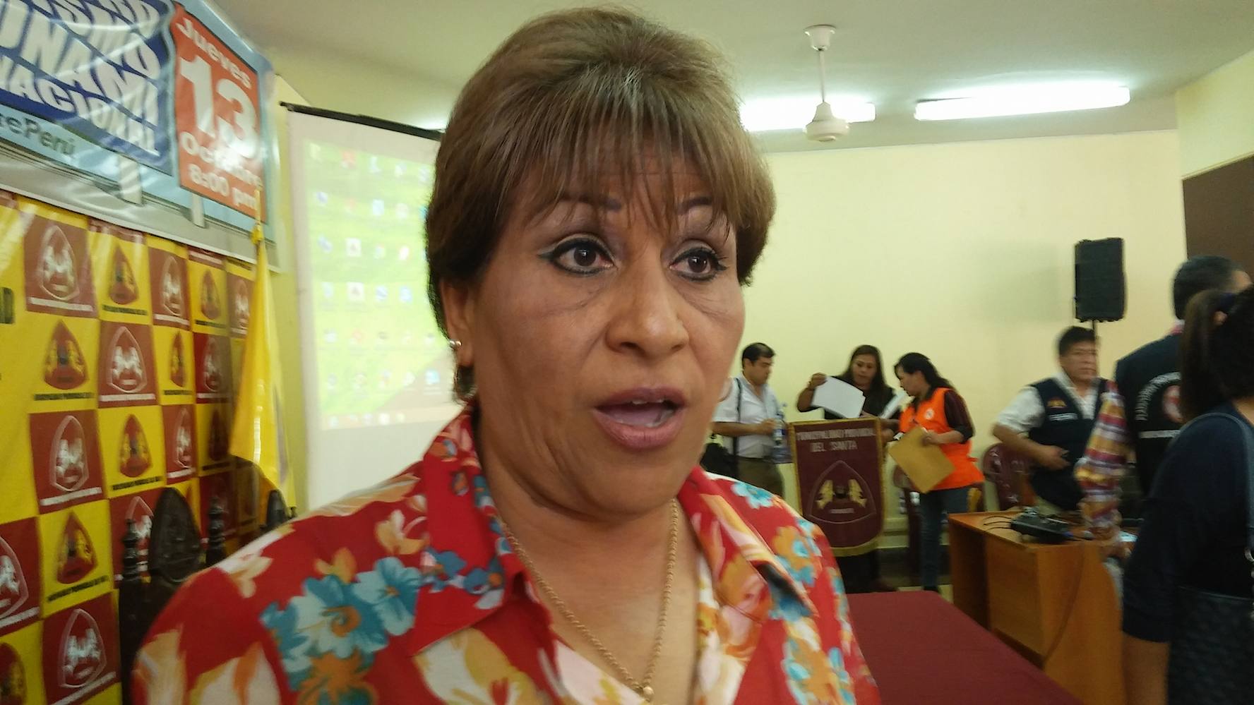 Alcaldesa del Santa lamenta que funcionario del GRA desconozca a Enrique Vargas como gobernador