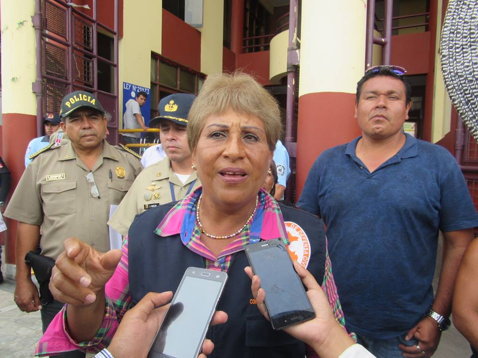 Alcaldesa del Santa pide apoyo a instituciones para atender desastres dejados por fuertes lluvias 