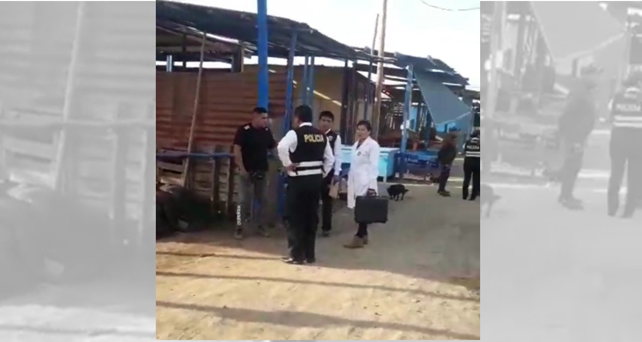 Delincuentes arremeten a balazos a vigilante del mercado Dos de Mayo en Chimbote