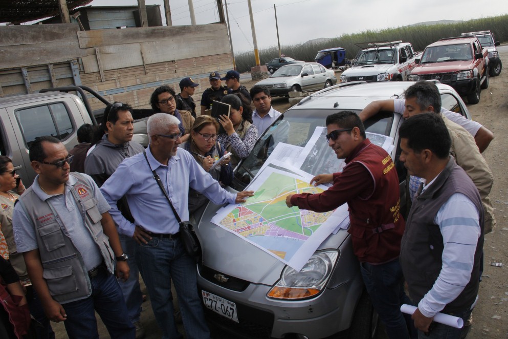 Chimbote: inician trabajos de delimitación para recuperar humedales de Villa María