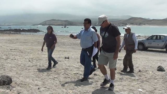 Realizan visita técnica para señalizar accesos a playas y monumentos arqueológicos de Casma