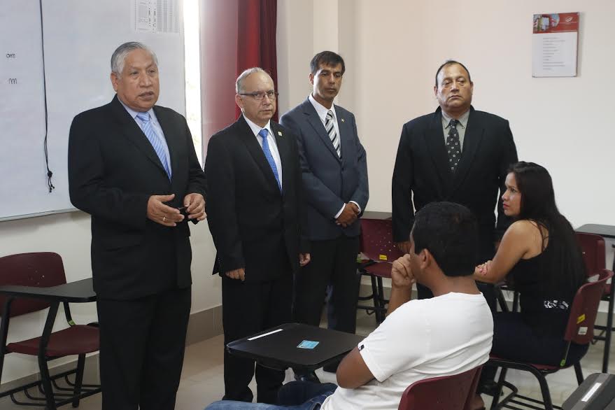Chimbote: titular del Programa de Aspirantes a la Magistratura supervisó examen en Corte del Santa
