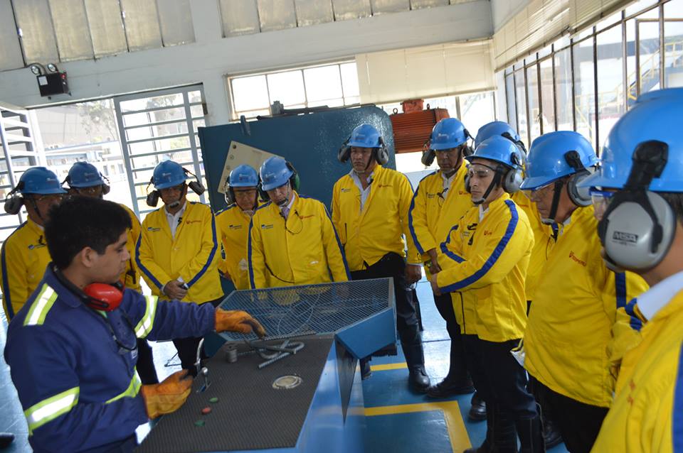 Autoridades  y docentes de la Universidad San Pedro visitaron Siderperú