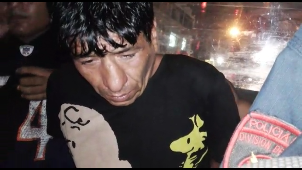 Chimbote: agentes del “Grupo Delta” capturan a ladrón robando accesorios de un auto