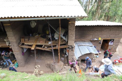 Áncash: dos viviendas colapsan en Huaraz y Huari por lluvias intensas en la sierra