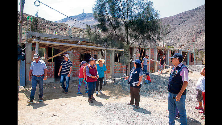 Coishco: continúa proceso de corrección en viviendas construidas para damnificados 