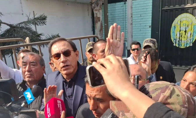 Martín Vizcarra sale en libertad en cumplimiento de mandato judicial         