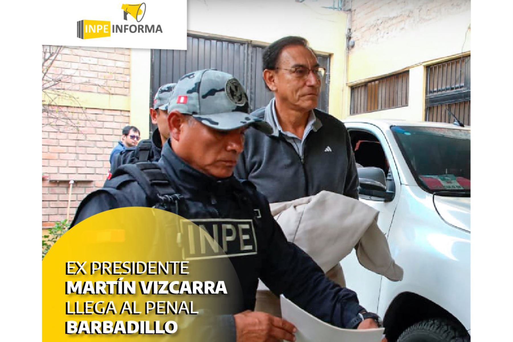 Martín Vizcarra retornó al penal de Barbadillo