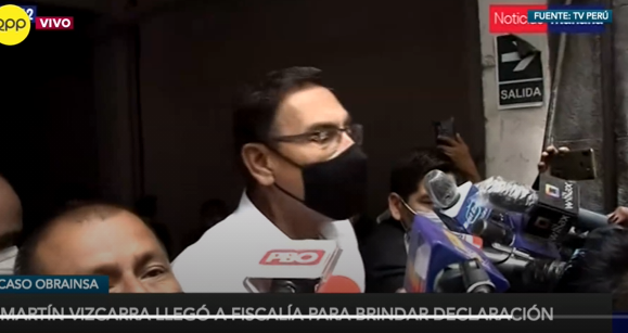 Expresidente Martín Vizcarra solicita a la Fiscalía levante su secreto bancario y entregó su pasaporte 